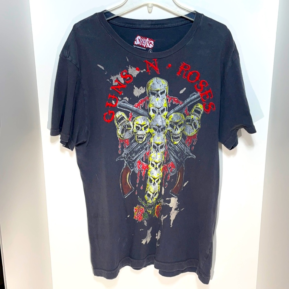Vintage "91,92,93 Gn Fn R's!" Very Rare Guns N Roses Swag T-shirt Mens Large